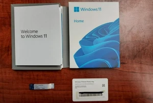 Windows 11 Home 64-Bit USB Flash Drive + Key Retail Box New Sealed - Picture 1 of 1