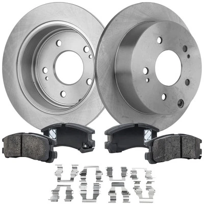 Kit de disco y pastillas de freno trasero para Mitsubishi Eclipse Galant 2004-2011 Foto 1 de 4