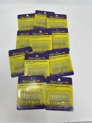 Light Keeper Pro 10 Mini Replacement Bulbs 2.5 Volt 0.425 Watts - New Pack Of 11 - Image 1 of 4