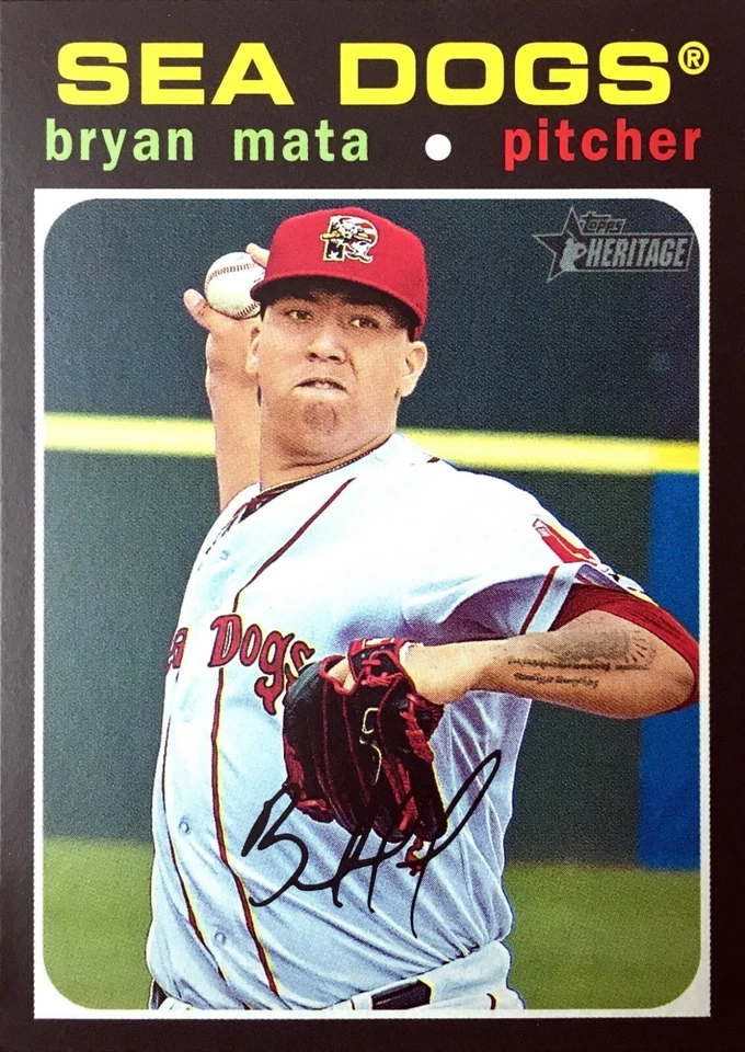 2020 TOPPS HERITAGE MINORS (#142) - BRYAN MATA - Image 1 of 1