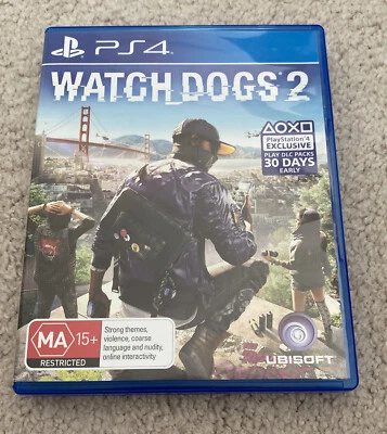 Watch Dogs 2 PS4 Game  (Sony Playstation 4) Like New Ming Disc AUS Release - Image 1 of 4