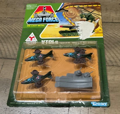 Kenner MEGA FORCE - Triax Army VTOLs - Juego de aviones diecast - Nuevo/Sellado (1989) Foto 1 de 2