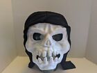 Vintage Fun World Hard Plastic Skeleton Skull Glow In The Dark Halloween Mask