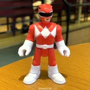 Figura de acción Fisher-Price Imaginext Power Ranger 2,8" juguete rojo regalo para niños - Imagen 1 de 5
