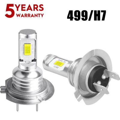 一对 H7 LED 车头灯灯泡套件 6000K 适用于宝马 F800GS 2008 - 2017 F700GS 2013 - 2015 — 第 1/4 张图片