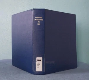 Missouri Marriage Records to 1850 Genealogy History Reference Research 900 pages - Bild 1 von 7