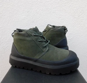UGG NEUMEL WEATHER HYBRID WATERPROOF SUEDE/ WOOL ANKLE BOOTS, US 12/ EUR 45 ~NIB - Picture 1 of 7