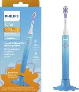 New Philips Sonicare One for Kids Battery Toothbrush 2 Minute Smart Timer Blue - Picture 1 of 5
