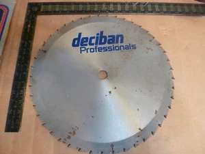 NOS DECIBAN 16" SAW BLADE CARBIDE TIPPED 45T PREMIUM QUALITY MADE IN USA 1" BORE - Picture 1 of 8