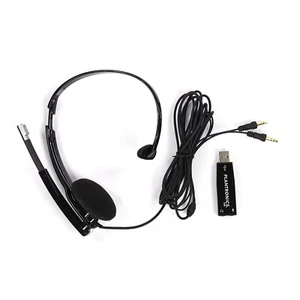 Plantronics Audio 610 Mono Headband Corded Headset with USB Adapter - 76805-04 - Picture 1 of 4
