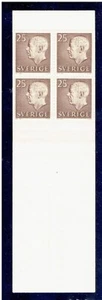 SWEDEN 1961 - 1965 King Gustaf VI Adolf Booklet (25o x 4) CV $2.25 - Picture 1 of 1