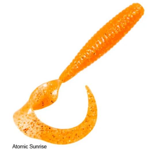 Z-Man DoormatadorZ 6 pulgadas Perfumado Cola Rizada Grubs 3pk Platija, Cebo Suave Fluke Foto 1 de 1