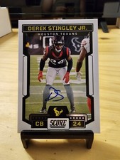 2023 Score Base Signatures Auto #4 Derek Stingley Jr. - Houston Texans