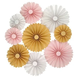 Paper Fans for Party Backdrop Decoration Paper Decoration for Birthday Weddin... - Picture 1 of 1