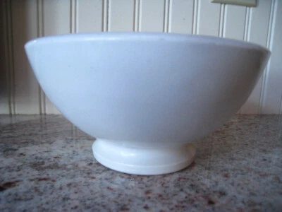 Unmarked Johnson Brothers Bowl Vintage 6 x 3 Thick Sided Ironstone - Image 1 of 4