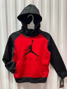 NIKE AIR JORDAN JUMPMAN CLASSICS MJ Flight MVP Fleece Pullover Hoodie Kids - Picture 1 of 15