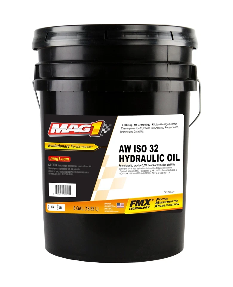 Aceite hidráulico 00325 AW ISO 32 - 5 galones 5 galones, 1 paquete Foto 1 de 1