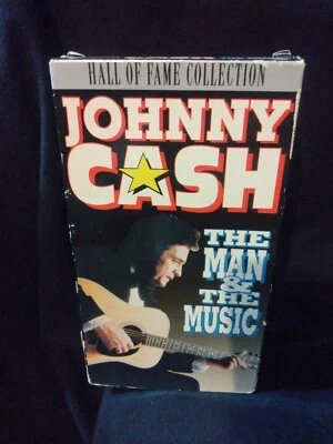 JOHNNY CASH The Man & The Music USED VHS Tape 1992 Tested Plays  Foto 1 de 4