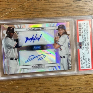 2020 Bowman Sterling Yordan Alvarez Bo Bichette Duel Rc Auto /25 PSA 10 - Picture 1 of 1