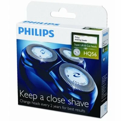 Philips kit testine lame ORIGINALI rasoio HQ54 HQ56 HQ58 HQ64 HQ66 HQ68 HQ69 - Immagine 1 di 3