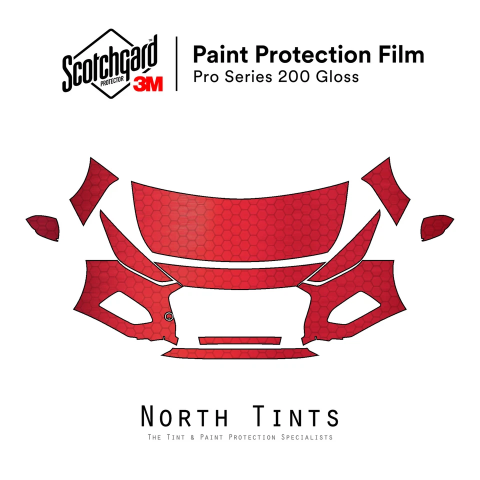 Sujetador transparente con protección de pintura precortada serie 3M PRO PPF para Hyundai Accent 2018-2022 Foto 1 de 4