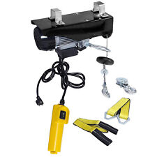 New Listing880lbs Electric Hoist Winch Engine Crane Overhead Lift W/Wired Remote Control