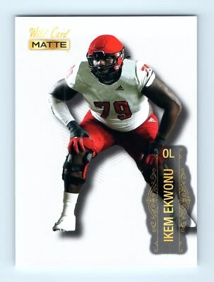 2022 Wild Card Matte #MB-50 Ikem Ekwonu White - Image 1 of 2