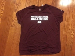 NWT! Women's MISSISSIPPI STATE BULLDOGS ADIDAS S/S Adult 2X Shirt - Picture 1 of 2