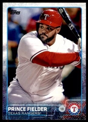 2015 Topps Baseball # 422 PRINCE FIELDER Texas Rangers - Image 1 of 2