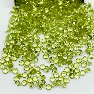 ein natürlicher Peridot rund geschliffen ca. 2,2 mm round facet, Pakistan b1 - Bild 1 von 3