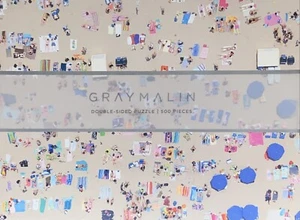 GALISON GRAY Double Sided Jigsaw Puzzle Malin Beach Ocean 500 Pieces 24 x 18 NEW - Picture 1 of 2