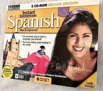 Spanish Instant Immersion Spanish 5 CD Deluxe Ed. Topics Entertainment - Image 1 of 4