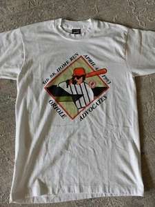 Vintage Baltimore Oriole Advocates 1993 Single Stitch T-Shirt FOTL Best Home Run - Bild 1 von 12
