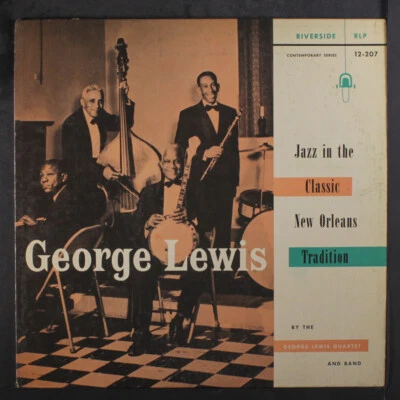 George Lewis : Jazz En The Classic New Orleans Tradition Riverside 12 " LP 33 - Photo 1/2