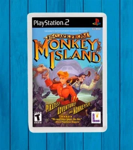 ESCAPE FROM MONKEY ISLAND PLAYSTATION 2 PS2 FRIDGE MAGNET IMAN NEVERA - Imagen 1 de 3