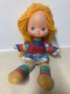 Rainbow Brite Bright Puppe weicher Plüsch 1983 Hallmark Vintage EUC 11 Zoll Retro Puppe - Bild 1 von 11