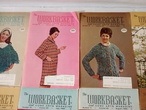 Lot of 10 Workbasket And Home Arts Dec 1967 - Sep 1968 Vol 33 vintage - Bild 1 von 12