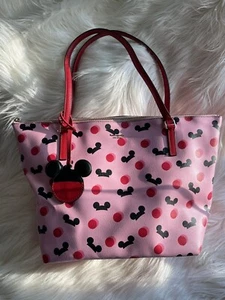 Kate Spade Disney Parks Collectible Pink Mickey Mouse Ears Tote Bag - Picture 1 of 12