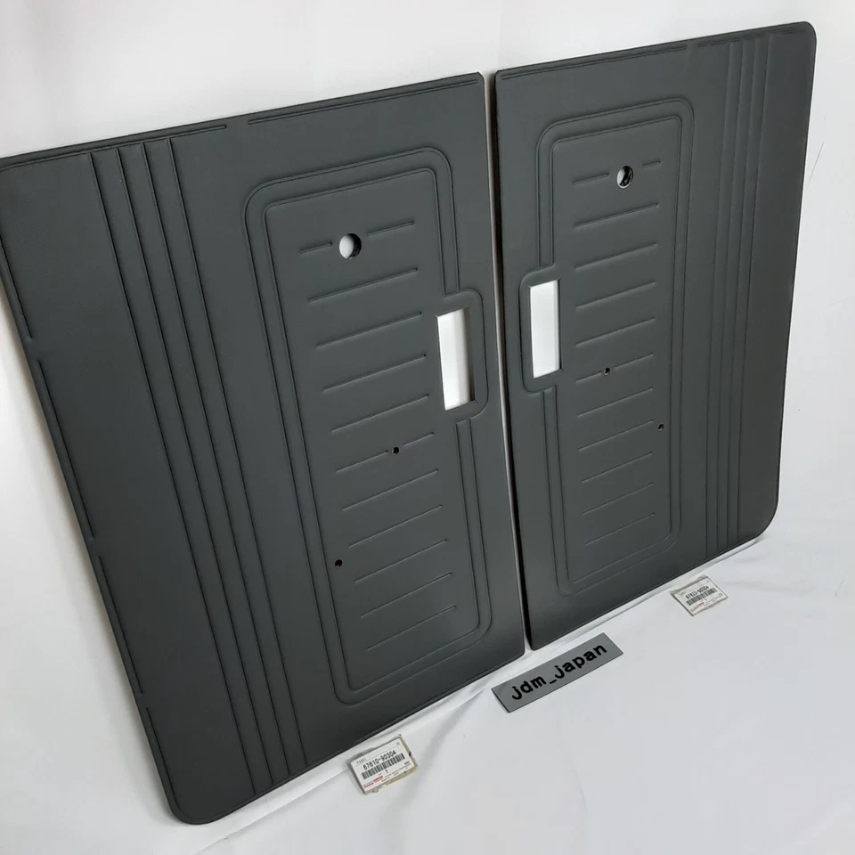 TOYOTA Genuine LAND CRUISER FJ40 BJ40 1969-1986 Door Panel Trim Board Set Gray - Image 1 of 4