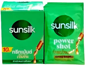 Sunsilk Power Shot Behandlung starke Längen 20ml* 10 Beutel revitalisieren beschädigt - Bild 1 von 12
