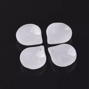 10pcs 15x13mm Petal Shape Colorful Crystal Glass Loose Crafts Beads DIY Jewelry - Picture 1 of 14