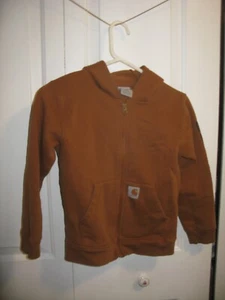 Carhartt Jacket Youth Small (8-10) Long Sleeve Pockets Lightweight Casual Hooded - Picture 1 of 4