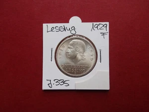 Deutsches Reich / Weimar, Lessing , 3 Mark, 1929 F, "St-" J. 335 # MV2856 - Bild 1 von 4