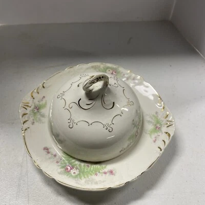 Pope Gosser China butter/Cheese dish round - Изображение 1 из 4