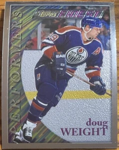 1995-96 Finest Performers Silver UNCOMMON Doug Weight #104 Edmonton Oilers - Picture 1 of 2