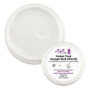 Perfekt Thick Acrylgel clear,  Weiß, Nude, Make-Up, Milky Pink, EXTRA FEST - Bild 1 von 10