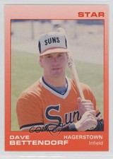 1988 Star Hagerstown Suns David Bettendorf Dave Bettendorf #2