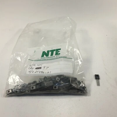 (5) NTE NTE185 Silicon PNP Transistors Audio Power Amp, Switch - Lot of 5 - Image 1 of 4