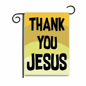 Thank You Jesus God America God Jesus, Christian's Flag, Garden Yard Flag - Picture 1 of 8