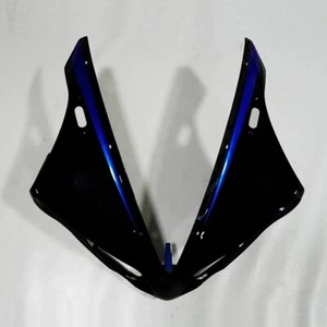 Front Upper Fairing Head Cowl Nose For Yamaha 2004 2005 2006 YZF R1 Black blue - Picture 1 of 1